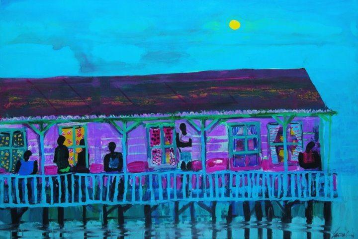 Painting by Leonel González