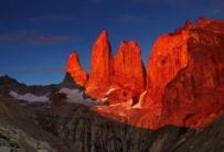 Sunrise at Torres del Paine National Park, Chile