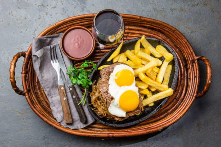 Chile Food: Lomo a lo Pobre