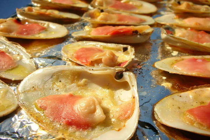 Chile Food: Machas a la Parmisana