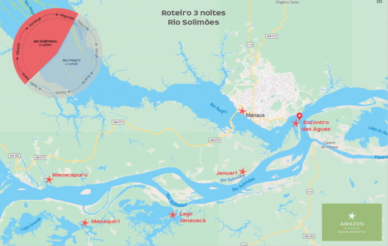 Iberostar Grand Amazon 4D 3N Itinerary Rio Solimoes