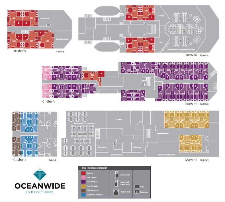 Plancius Deck Plan