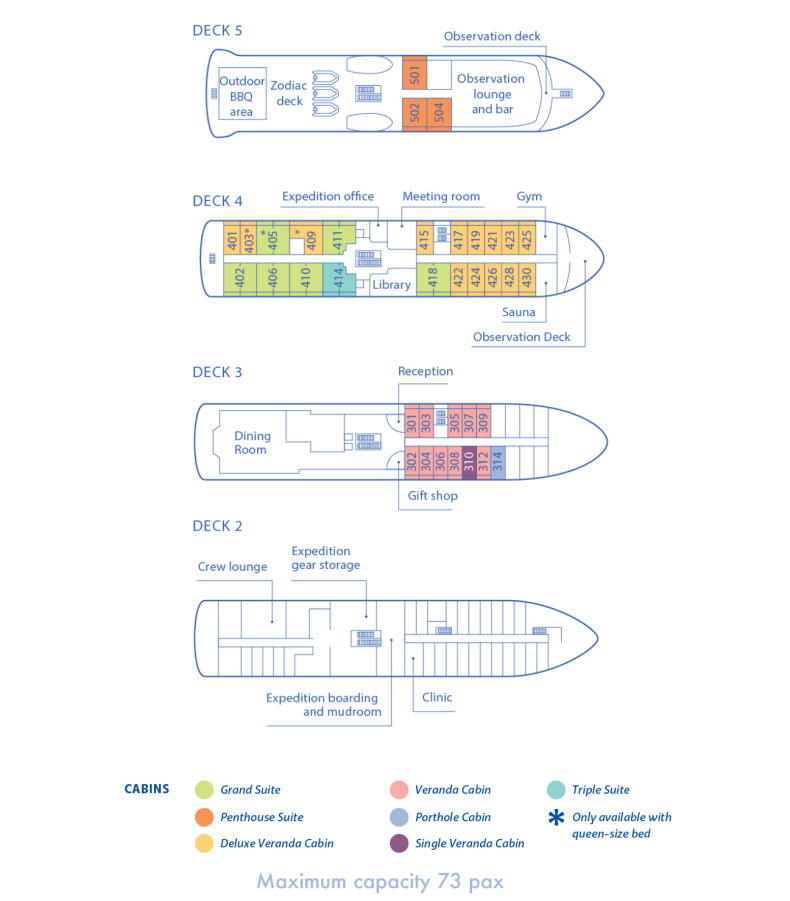 Magellan Explorer - Deck Plan