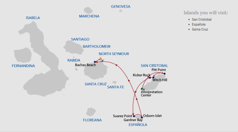 Horizon 4D 3N Itinerary Map