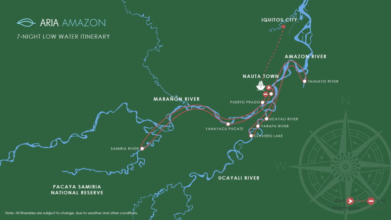 Aria Amazon - 7N Low Water Season
