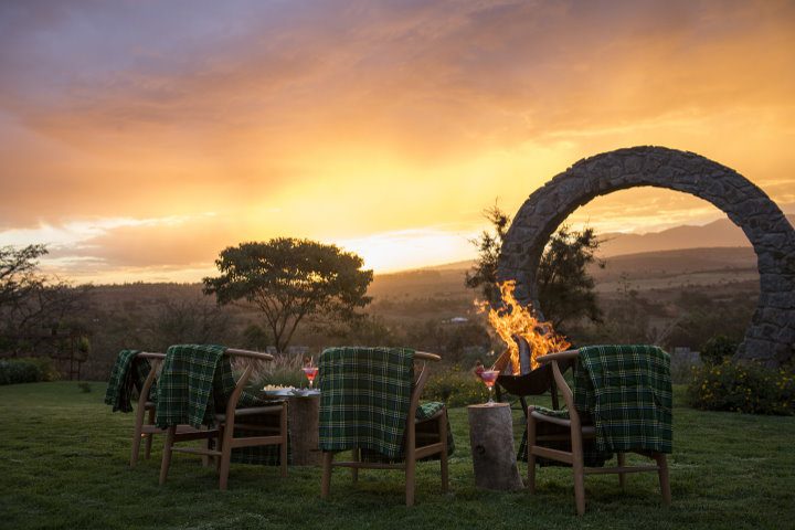 Acacia Farm Lodge | Fire Pit Acacia Farm Lodge, Fire Pit