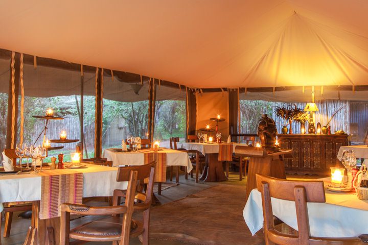 Mara Ngenche Safari Camp | Dining Tent Mara Ngenche Safari Camp, Dining Tent