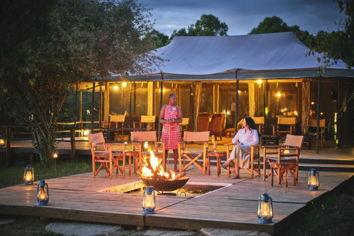 Mara Ngenche Safari Camp | Fire Pit & Lounge Mara Ngenche Safari Camp, Fire Pit & Lounge