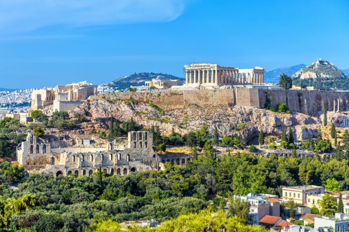 Acropolis and Parthenon Temple, Athens, Greece